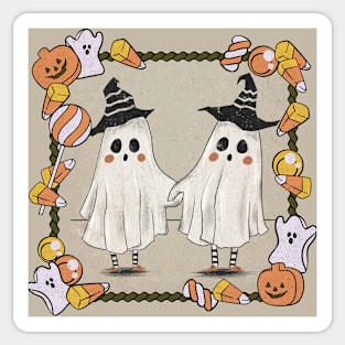 Halloween Cute Ghosts Sticker